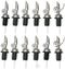 nicebottles Perfect Pour Weighted Stainless Steel Pourer, Pack of 12