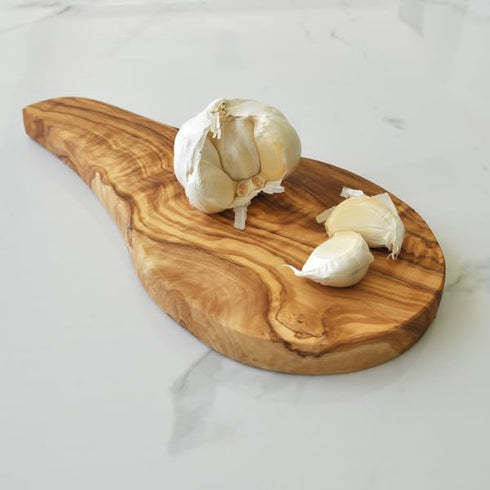 Olive Wood Garlic Chopping/Cutting Board