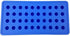 Mydio Mini Ice Ball Molds DIY Tool for Candy, Pudding, Jelly, Milk, Juice, Chocolate, Cocktails & Whiskey (1 Pack, Blue)