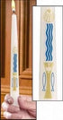 Will & Baumer Candle - Baptismal - Baptism By Water, 7/8 x 10