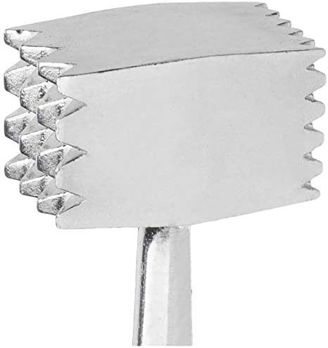 HIC Kitchen Heavyweight Meat Tenderizer, Ice Cracker, Double Sided, Heavyweight Aluminum