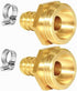 YOUHO Garden Hose Adapter 1/2" Drip Irrigation Tubing to Faucet - Reusable Connector Fittings for Most Rain Bird, Orbit, Dig, Toro 1/2 Tubing x 3/4" GHT Garden Hose Repair kit (3 Set) s by YOUHO