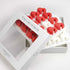 Canasuc 32 3.35 Oz Paris, L'Accroche Coeur Pur Sucre de Canne Rouge et Blanc, "Window Box" of Assorted French Molded