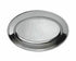 Oval Material Stainless Steel Platters, 11-3/4" x 8-1/2"
