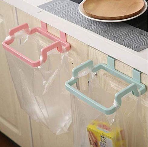 WOIWO 4 PCS Portable Garbage Bag Holder for Kitchen Cabinets