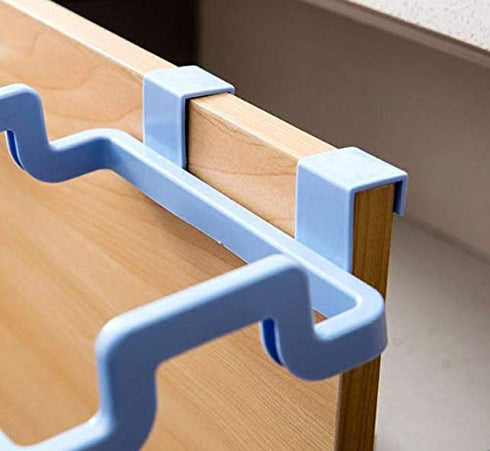 WOIWO 4 PCS Portable Garbage Bag Holder for Kitchen Cabinets