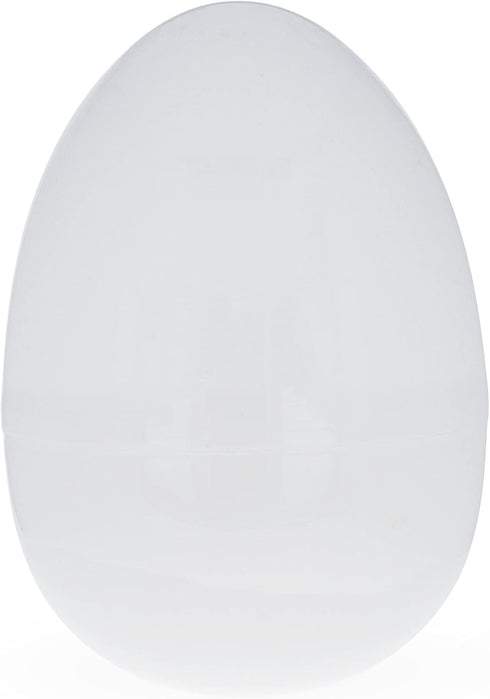 Set 2 10 Inches of White Giant Fillable Plastic Easter Eggs Jumbo Large Size
