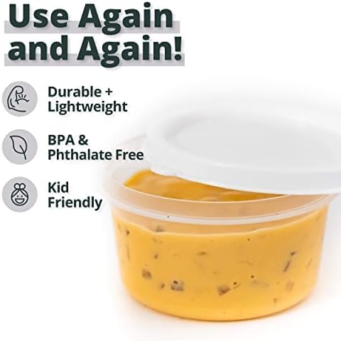 Greenco Small Food Storage Containers: 20 pcs Plastic Containers with Lids for Meal Prep, Kitchen Organization