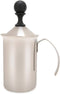 Fdit 400ml Stainless Steel Bubbler Milk Frother, Handheld Foam Maker for Lattes, Whisk Drink Mixer for Coffee