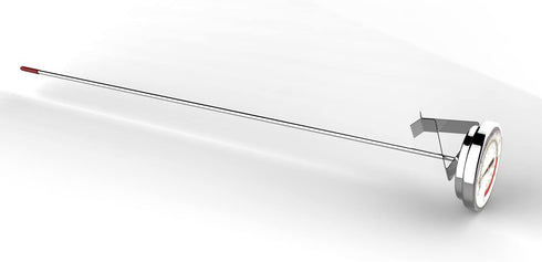 Lightbeam 16" Long Stem Deep Fry Thermometer with Clamp, Instant Read Dial for Deep Fry, Grill, Turkey