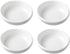 4pcs White Ceramic Dipping Bowls - 3 Inch Seasoning Dishes for Appetizers