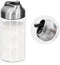 Aelga 12 OZ Glass Sugar Dispenser with Pour Spout, Weighted Pourer, for