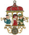 Musical Children German Pewter Christmas Ornament