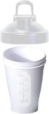 Protein Shaker Bottle - Classic Loop Top & Stainless Whisk Ball, Leak Proof Portable Gym Shaker Water Bottle with