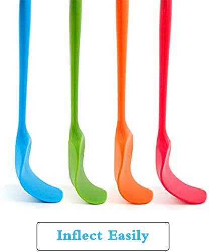 4-Piece Silicone Spatula Set, 11 Inch Large Heat-Resistant Rubber Spatulas, Non-Stick Flexible Baking Tool