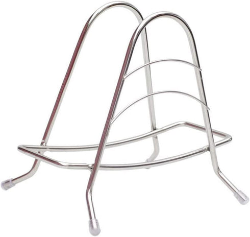 Stainless Steel Wire Cutting Board Storage Rack, Organizer Stand for Kitchen (Triangle)