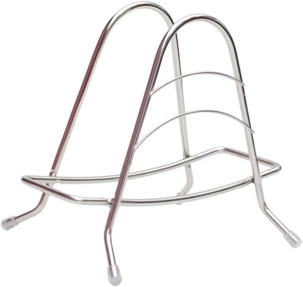 Stainless Steel Wire Cutting Board Storage Rack, Organizer Stand for Kitchen (Triangle)