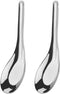 2 Pieces Stainless Steel Soup Spoons, 5.7 x 1.57 Inches, Dinner Spoons for Home Restaurant Use, Silver