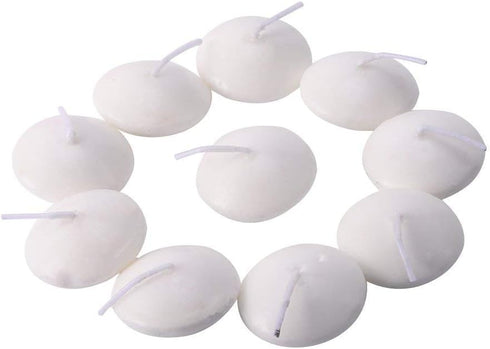 12pcs Mini Floating Candles White Smokeless for Weddings, Birthday Party, Home Decoration, Spa, Relaxation, Accessories