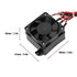 PTC Air Heater Mini Fan Heater 110V, Small Space Insulation Thermistor Heater with Constant Temperature (12V/250W)