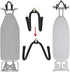 Pmsanzay Ironing Board Hanger, Wall Mount Ironing Board Holder Organizer Rack, Adjustable for Laundry Rooms - Holds 50LB