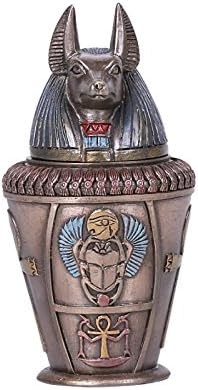 Pacific Giftware Ancient Egyptian Duamutef Canopic Jar for Home Decor