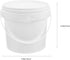2pcs for Container Heavy Bucket All Toys Portable Household Pets Barrel Tub Kitchen Food Bucke Duty with Treasure Grade Lid Storage Buckets Cream Plastic L and Ice Handle by COLLBATH
