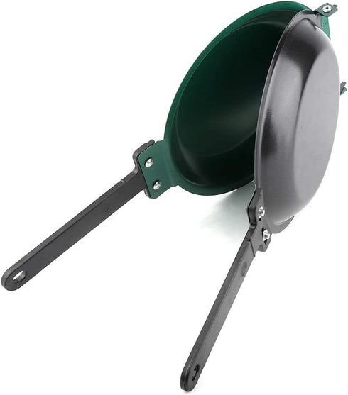 Killer's Instinct Outdoors Double-Sided Frying Pan - Non-stick, Easy-to-Clean with Flip Design