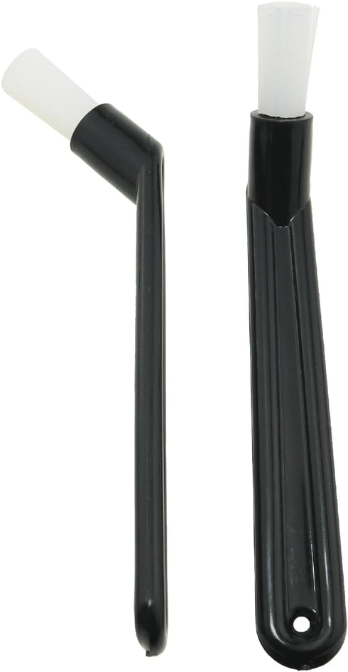 3PCS Coffee Machine Cleaning Brush, Semi-Automatic Bent Nylon Bristle Brush for Coffee Grinders, Milk Frothers