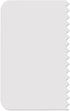 PME Side Scrapers, Patterned Edge Plastic Set of 4