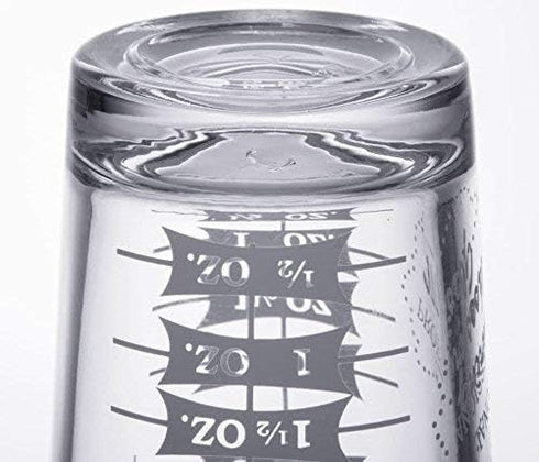 Professional Measuring Glasses - Two 4 oz Measuring Glasses (2)