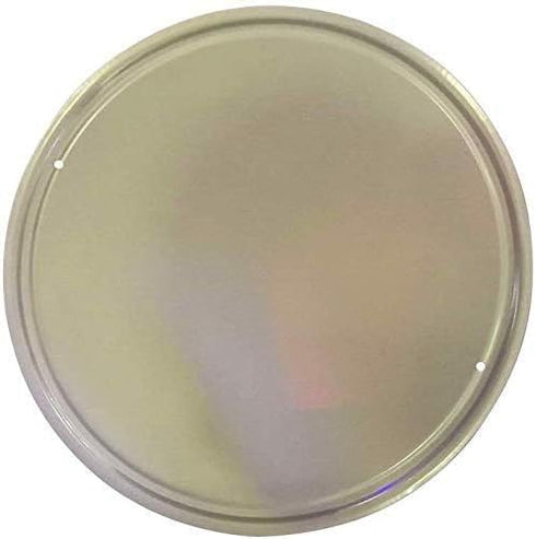 Lenrius Vintage Donuts Freshly Made Round Tin Sign, 12x12 in, Home Kitchen Coffee Office Art, Pink