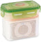 e-jen Premium Kimchi Sauerkraut Container, 0.45 gal/1.7L, Probiotic Fermentation with Inner Vacuum Lid (Earthenware