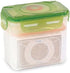 e-jen Premium Kimchi Sauerkraut Container, 0.45 gal/1.7L, Probiotic Fermentation with Inner Vacuum Lid (Earthenware