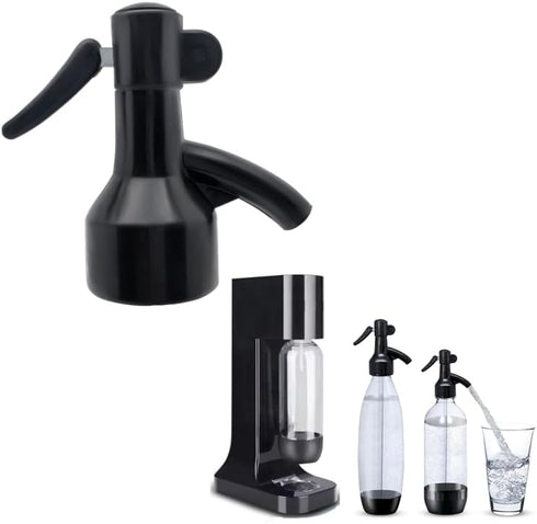 Sodafall fizz saver soda bottle dispenser siphon sifon compatible with Sodastream bottles and other soda maker brands
