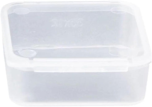 Square Clear Jewelry Storage Boxes, Reusable Plastic Beads Crafts Case Containers for Organization and Transport