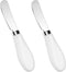 Butter Spreader Knives Set of 2, Stainless Steel Butter Knife with Porcelain