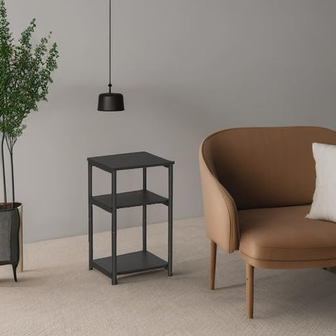 ULET273B16 VASAGLE Side Table, Small End Table, Tall Nightstand for Living Room, Bedroom, Office, Bathroom, Classic