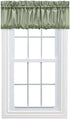 Ellis Curtain Stacey Sheer Balloon Valance, Sage, 60" x 15"
