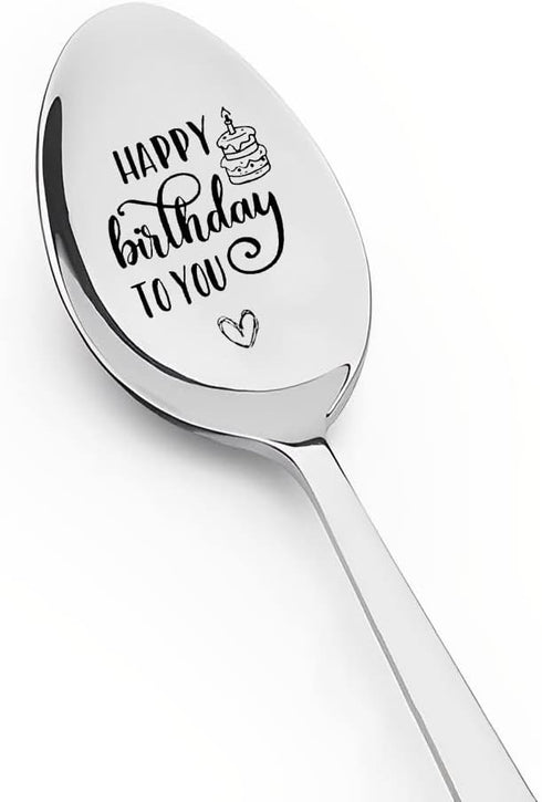 Birthday Gifts Spoons for Women, Men, Girls, Coffee Tea Spoon for Him, Her, Happy Birthday Gift for Daughter Son