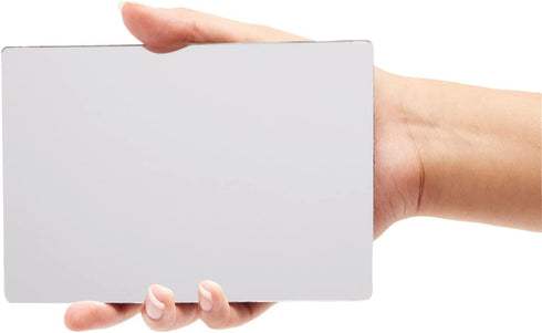 Juvale Rectangular Magnetic Locker Mirror, 4 x 6 in Silver Acrylic, Shatterproof & Rounded Corners, Strong Magnetic