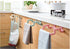 WOIWO 4 PCS Portable Garbage Bag Holder for Kitchen Cabinets