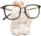 Cute Easter Bunny Glasses Display Stand for Nightstand, Funny Animal Decorative Eyeglass