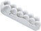 Egg Holder Container, 12 Grids Plastic Egg Storage Box, Shockproof Refrigerator Egg Carrier for Home, Kitchen