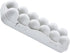 Egg Holder Container, 12 Grids Plastic Egg Storage Box, Shockproof Refrigerator Egg Carrier for Home, Kitchen