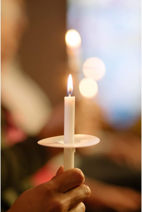 Concordia Supply Paper Disc Drip Protectors - 3" Candle Protector Covers for Taper, Vigil & Prayer, Box of 250