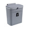 TOPROAD Kitchen Hanging Trash Can, 2.4 Gallon Wall Mounted Counter Waste Compost Bin,