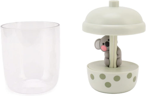 Portable USB Humidifier, Cool Mist Animal Humidifier, Matcha Mini Desktop Diffuser for Home, Bedroom, Office