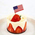 CYPS 100 Pcs USA American Flag Toothpick Flags, Small Mini Stick Cupcake Toppers, 4th of July, Veterans Day Party