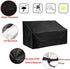 Silvotek 2 210D 53" 26" 35" Seater Garden Bench Cover Waterproof Outdoor Bench Cover with Durable Oxford Material+